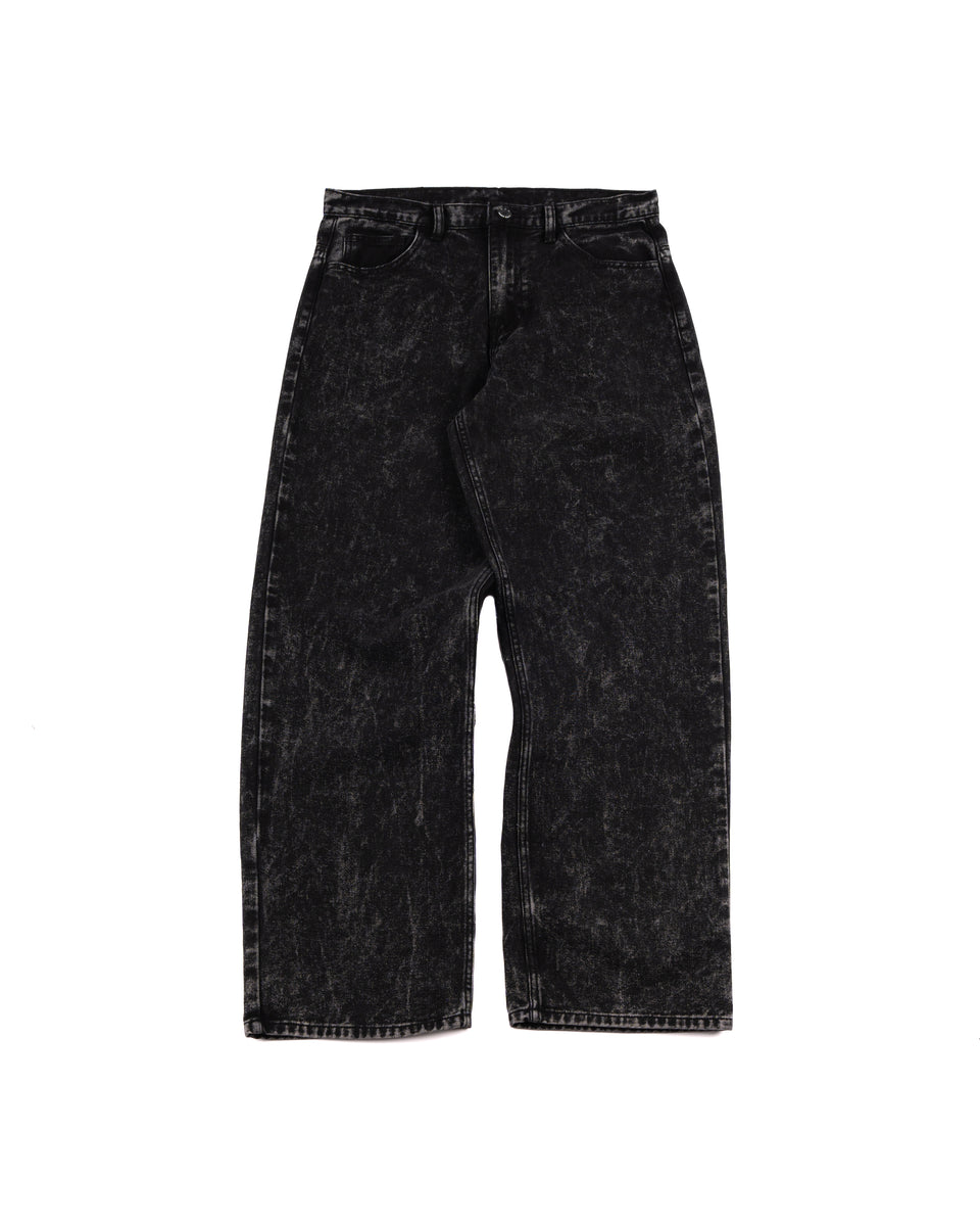 BAGGY JEANS IN ACID BLACK V2 – HSO