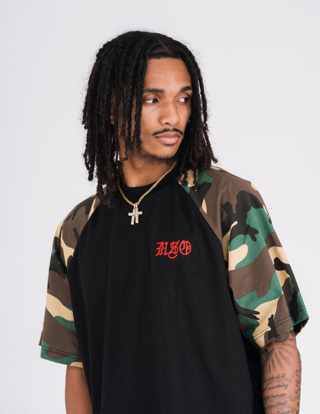 RAGLAN CAMOU CHAINSTITCH