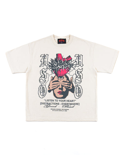 LISTEN TO YOUR HEART - OFFWHITE