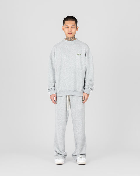 SWEATSHIRT IN HEATHER GRAY