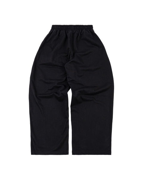 WIDE LEG SWEATPANTS BLACK