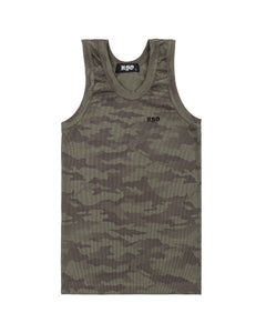 RIB TANK TOP CAMOU