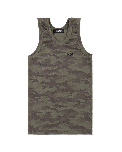 RIB TANK TOP CAMOU