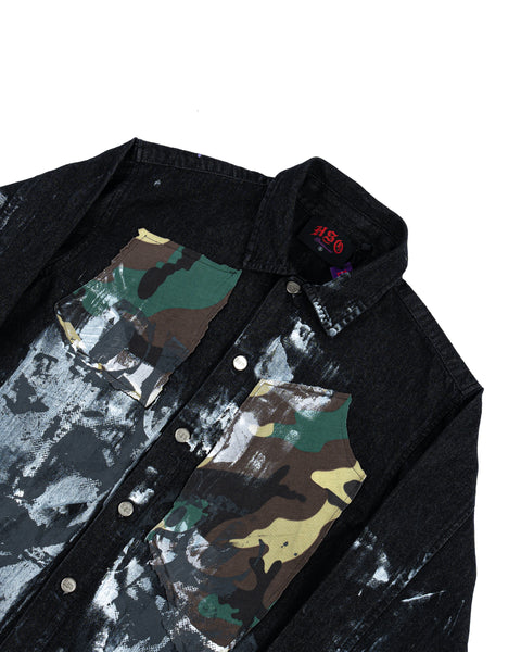 GOLD PATCH WORK DENIM L/S (1 OF 1)