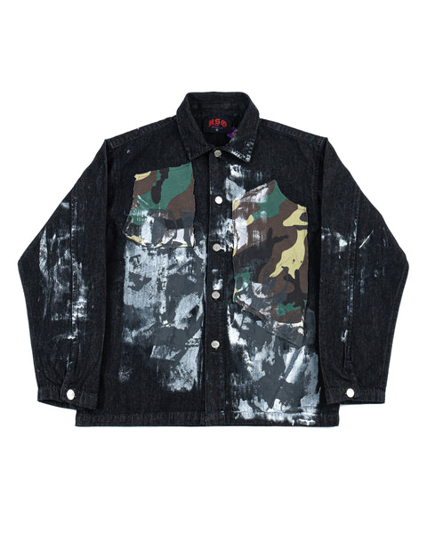 GOLD PATCH WORK DENIM L/S (1 OF 1)