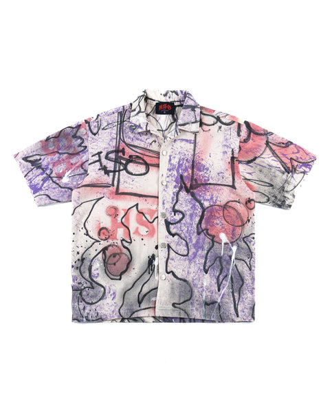 PAINTED BUTTON DOWN (1 OF 1)