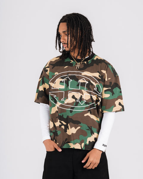 CAMOU EMBLEM TEE