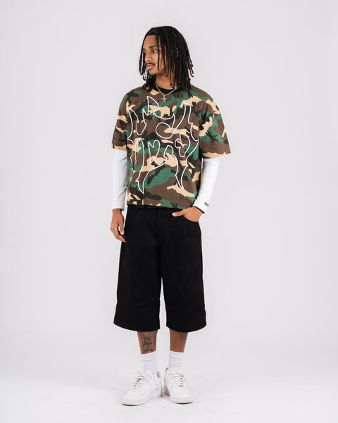 CAMOU TORN TEE