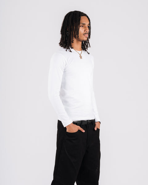 FITTED LONGSLEEVE - WHITE