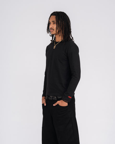 FITTED LONGSLEEVE - BLACK