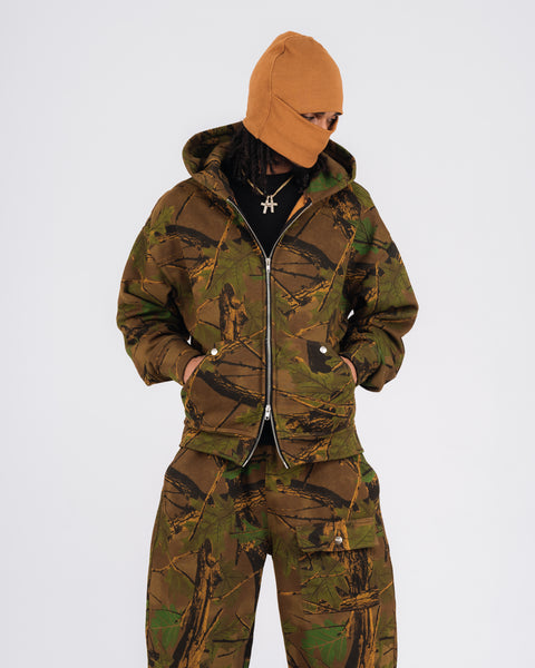 BALACLAVA BEANIE IN BROWN