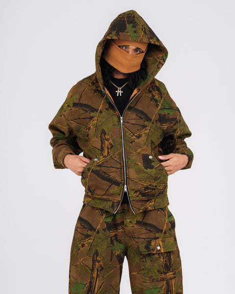 HEAVY FLEECE REAL TREE HOODIE