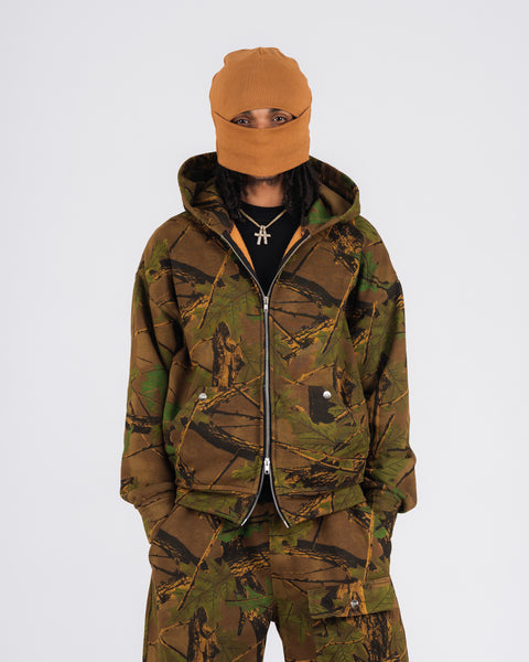HEAVY FLEECE REAL TREE HOODIE