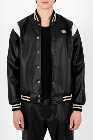 FULL LEATHER VARSITY JACKET