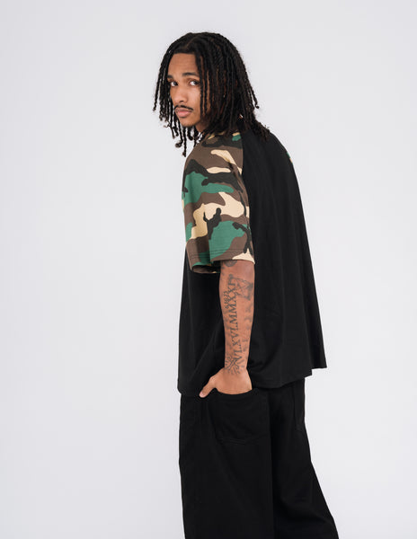 RAGLAN CAMOU CHAINSTITCH