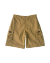 EMBLEM CARGO SHORTS DARK KHAKI
