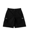 EMBLEM CARGO SHORTS BLACK