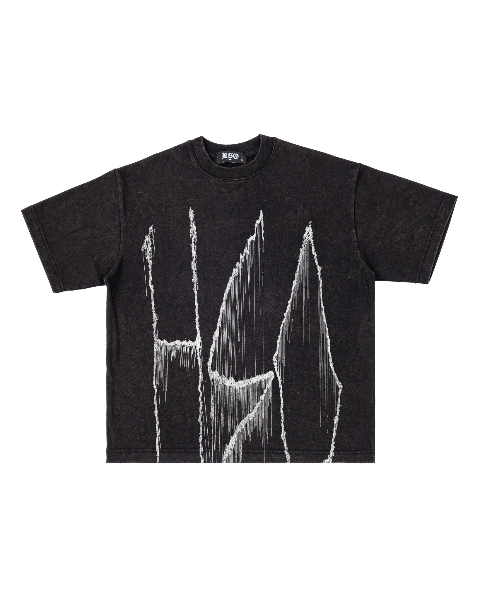 PAINT GRAPHIC WASHED HEAVY BOX TEE