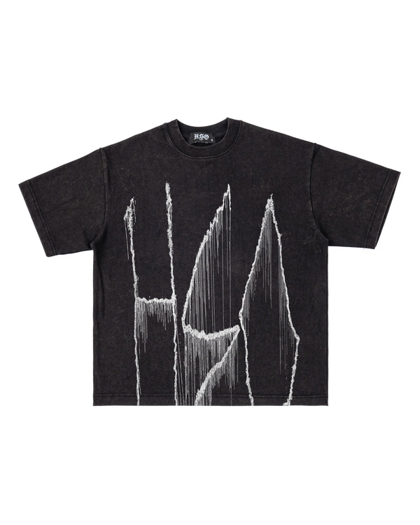 PAINT GRAPHIC WASHED HEAVY BOX TEE