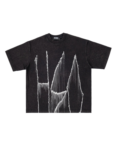PAINT GRAPHIC WASHED HEAVY BOX TEE