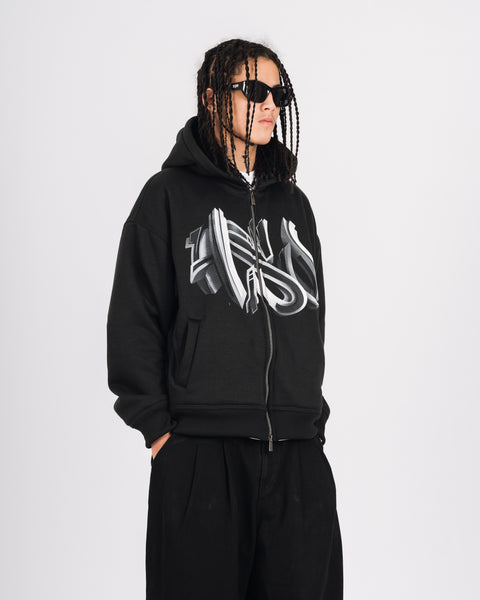 3D GRAFFITI LOGO HOODIE