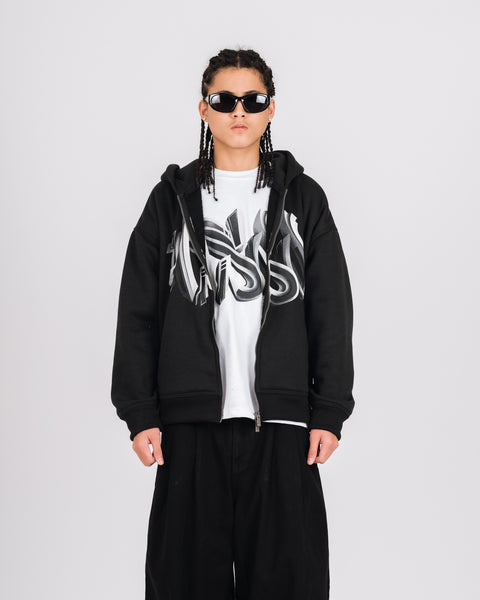 3D GRAFFITI LOGO HOODIE