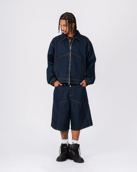 DENIM TRUCKER JACKET - INDIGO