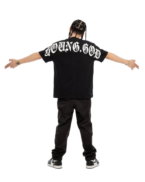 HSO YG LOGO TEE - BLACK