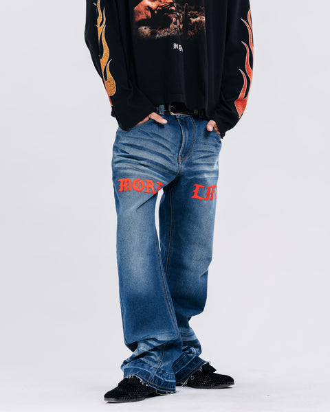 MORE LIFE FLARED PANTS DARK
