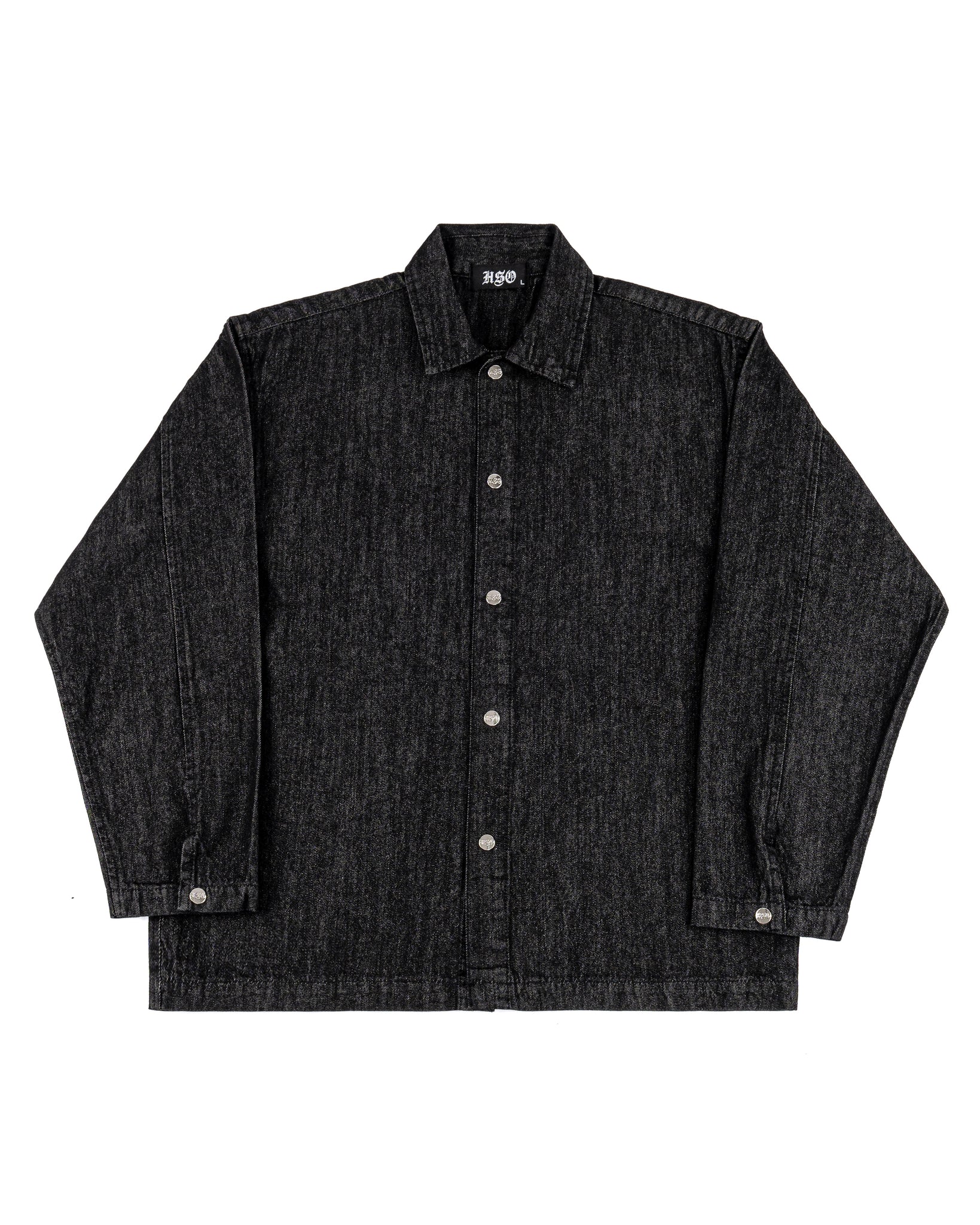 RAW DENIM L/S SHIRT BLACK