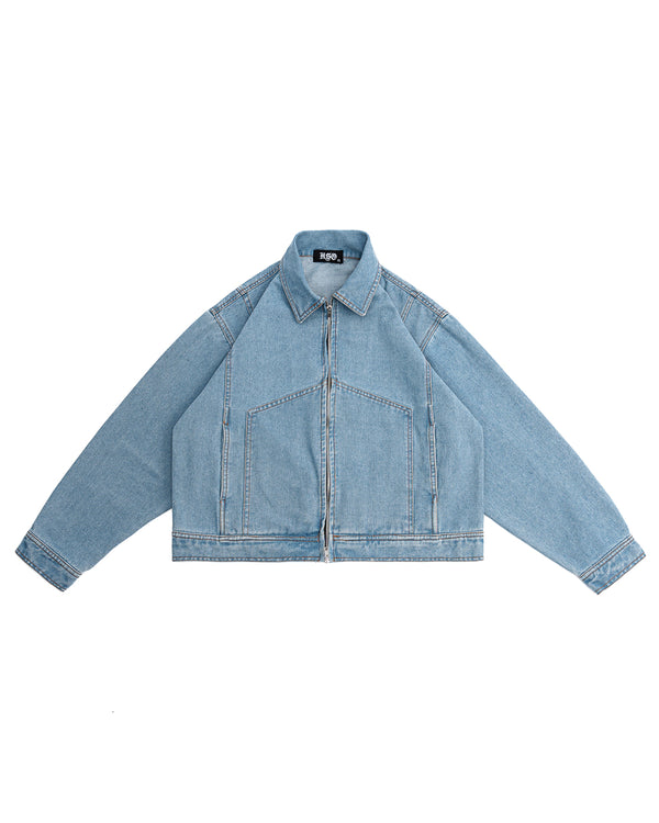 DENIM TRUCKER JACKET - LIGHT WASHED