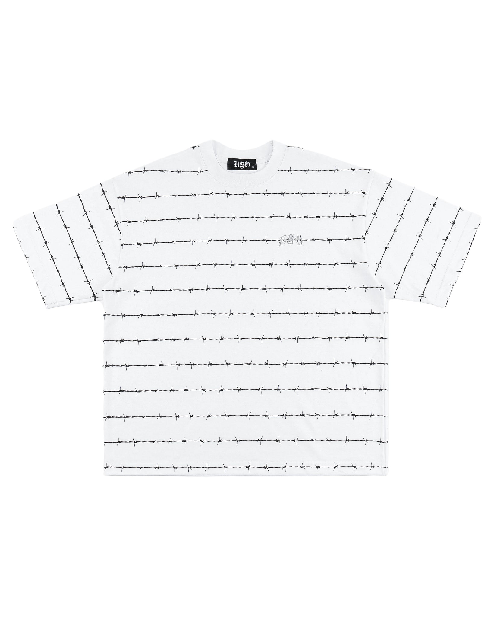 BARB ARCH LOGO HEAVY BOX TEE WHITE