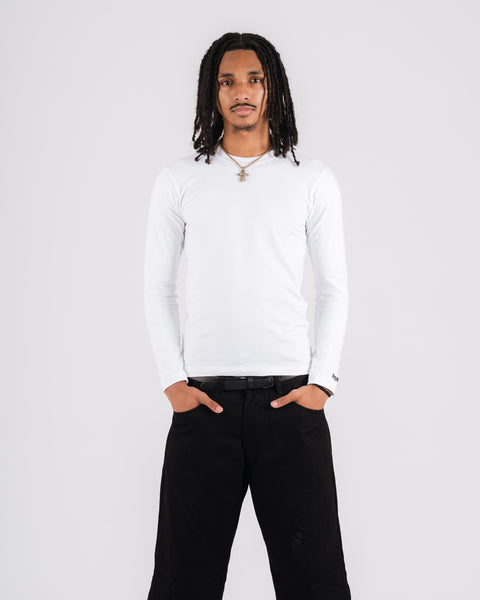 FITTED LONGSLEEVE - WHITE