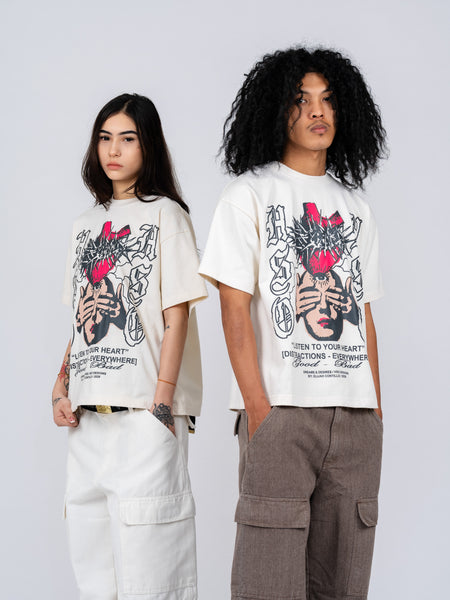 LISTEN TO YOUR HEART - OFFWHITE