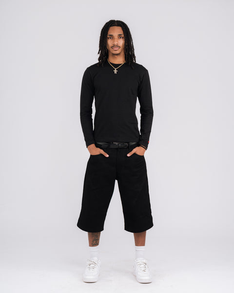 FITTED LONGSLEEVE - BLACK