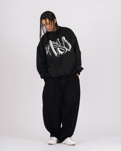 3D GRAFFITI LOGO SWEATSHIRT