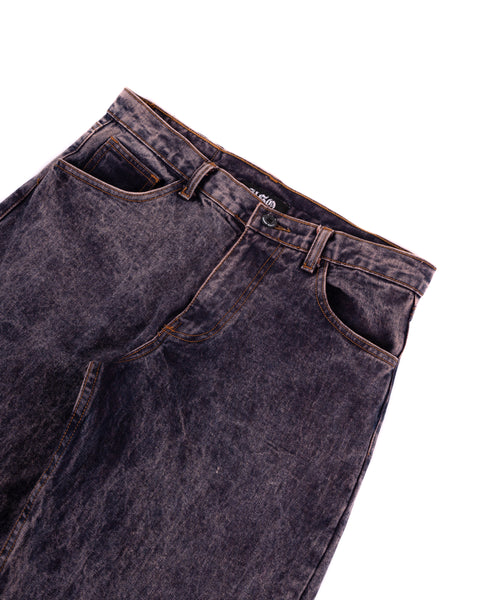 BAGGY JEANS IN ACID PLUM