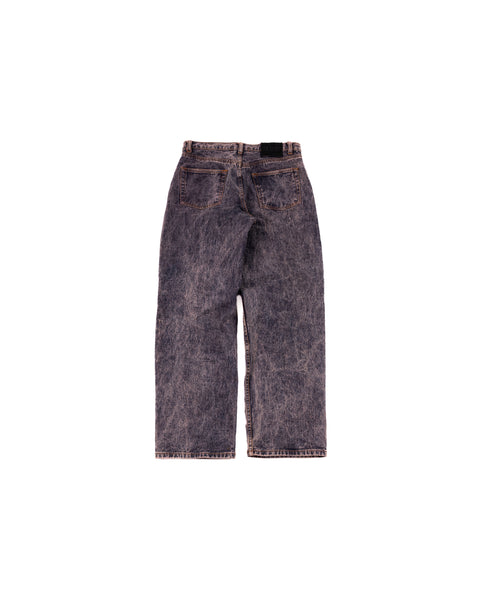 BAGGY JEANS IN ACID PLUM