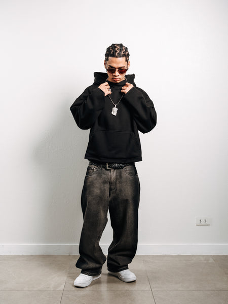 BAGGY JEANS IN SHADOW WASH