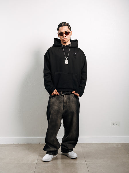 BAGGY JEANS IN SHADOW WASH