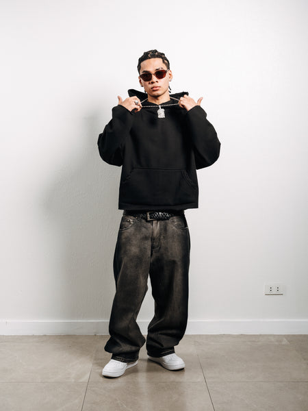 BAGGY JEANS IN SHADOW WASH