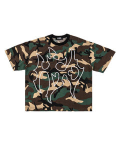 CAMOU TORN TEE