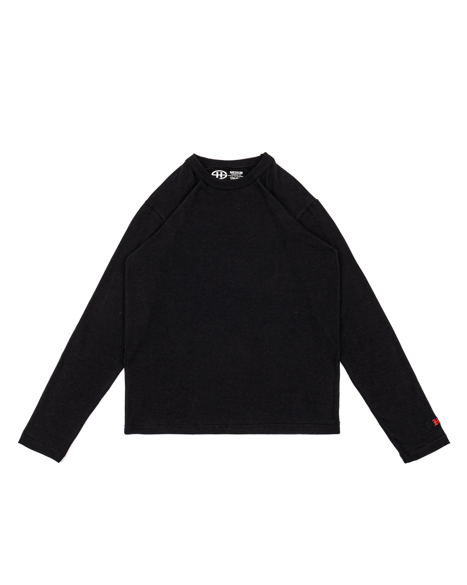 FITTED LONGSLEEVE - BLACK