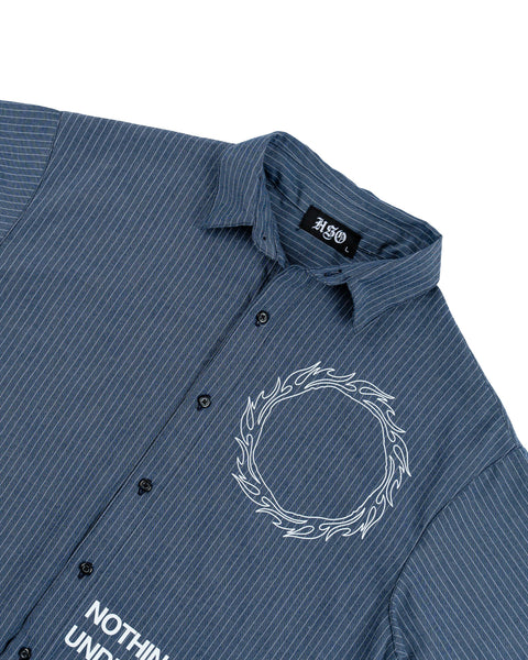 PINSTRIPE BUTTON DOWN SHIRT