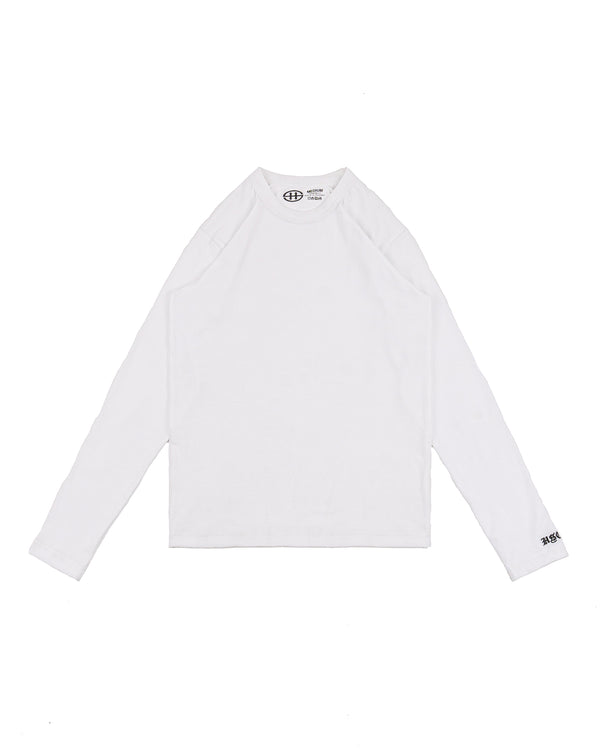 FITTED LONGSLEEVE - WHITE