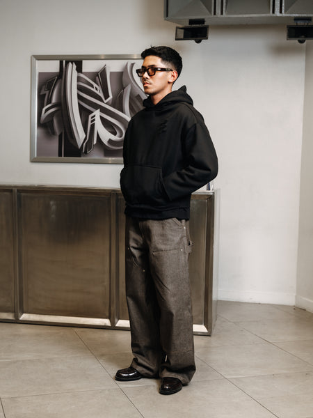 DENIM CARPENTER PANTS DARK SAND