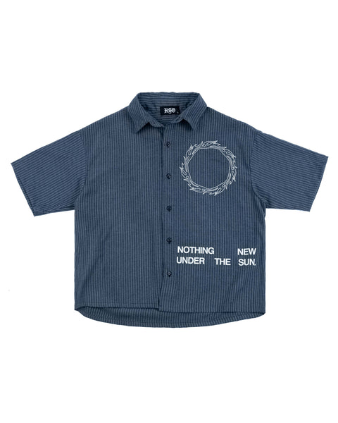 PINSTRIPE BUTTON DOWN SHIRT