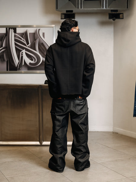 DENIM CARPENTER PANTS BLACK