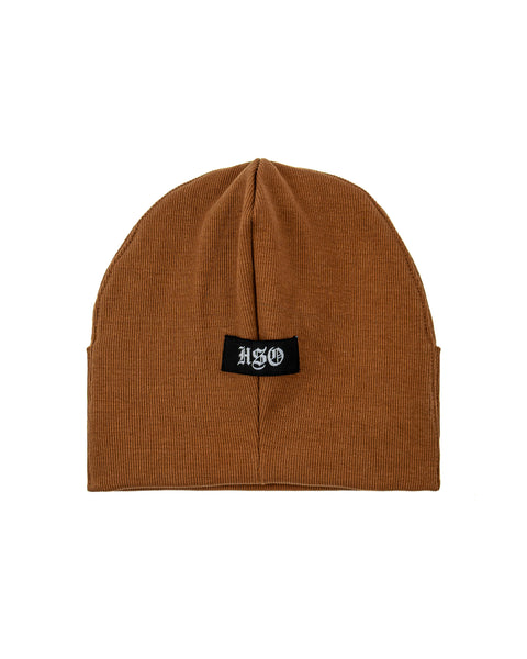 BALACLAVA BEANIE IN BROWN