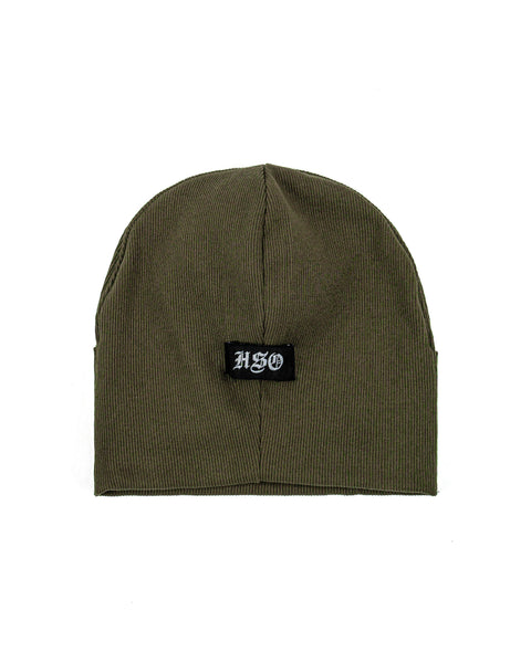 BALACLAVA BEANIE IN OLIVE